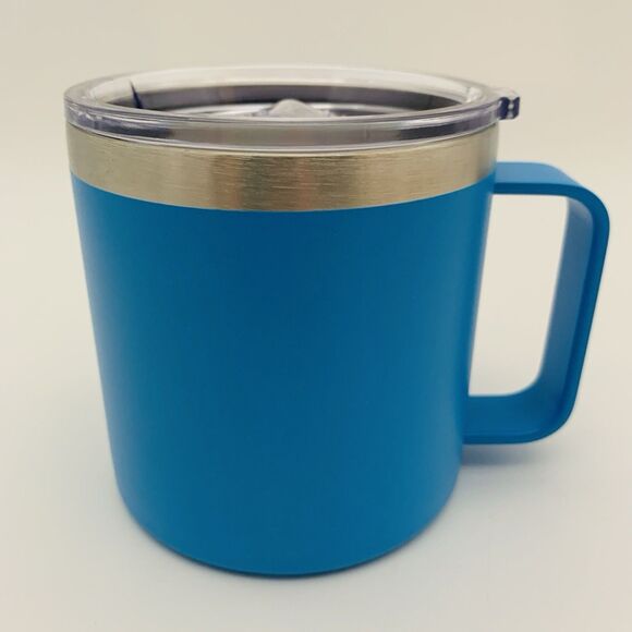 NEW Stainless Steel Insulated Coffee Mug with Lid Handle Club Wyndham Travel Cup - Picture 2 of 9